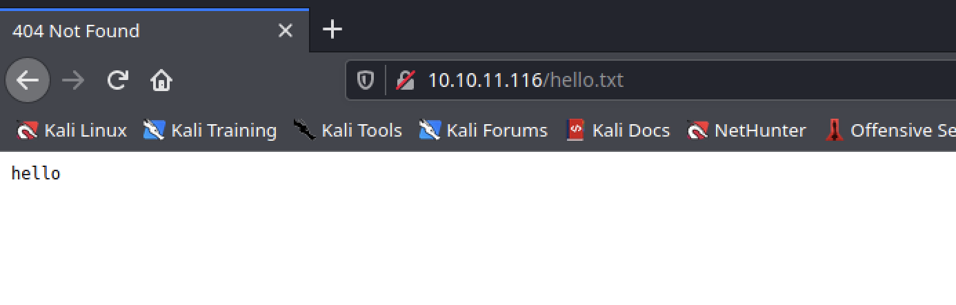test injected website